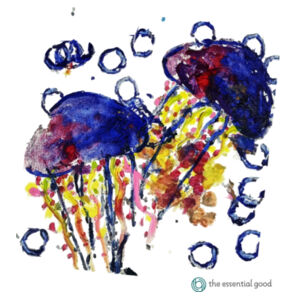 Jelly Fish Ladies Tee Design