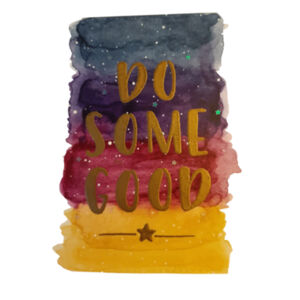 Do Some Good Gold Ladies Tee Design