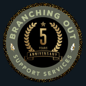 Branching Out 5 Years Unisex Adult T-shirt Design