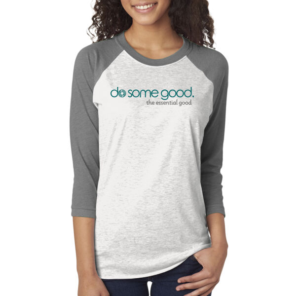 Unisex "do some good." Baseball tee Thumbnail
