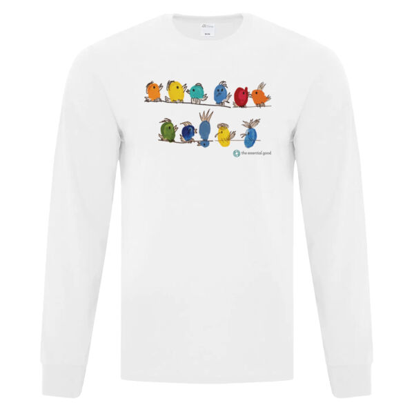 Birds on a Wire Long Sleeve Tee Thumbnail