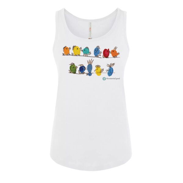 Birds on a Wire Ladies Tank Thumbnail