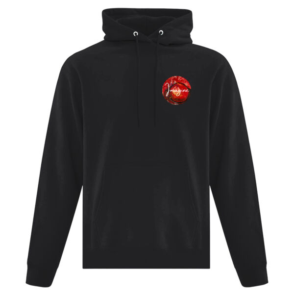 Imagine Art Collective - Red and White - ATC EVERYDAY FLEECE HOODED SWEATSHIRT Thumbnail