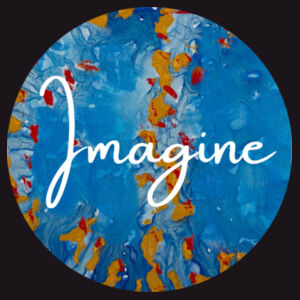 Imagine Art Collective - Blue - Unstructured Classic Dad's Cap 2 Design
